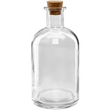 Mini Glass Bottle With Cork By Ashland