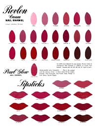 vine 1940s makeup colour charts