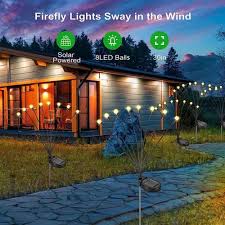 5 Watt 8 Led Fire Fly Solar Garden Light