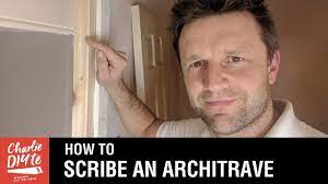 how to scribe an architrave to a wall