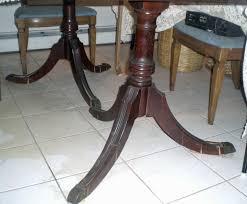 Pedestal Table Leg Repair Scott Doyle Inc