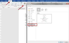 How To Insert A Radar Chart In Word How20