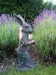 White Rabbit Alice In Wonderland Bronze