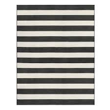asbury black white striped indoor