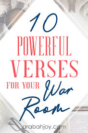 Jan 7, 2021 | 103 comments. 10 Powerful Scriptures For War Room Prayers Free Printable