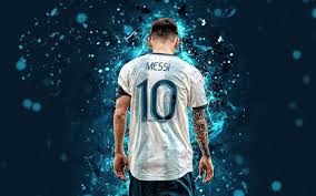 First win for the 'albiceleste'. Download Wallpapers Lionel Messi Back View Argentina National Football Team 2019 Copa America Football Stars Abstract Art Leo Messi Soccer Messi Argentine National Team For Desktop Free Pictures For Desktop Free
