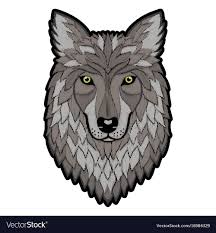 Embroidery Wolf Head Patch