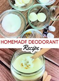 homemade deodorant recipe lavender