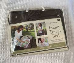 ed bauer foldable infant travel bed