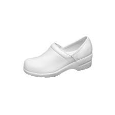 Cherokee Workwear Harmony Footwear Womens Step In Padded Collar White
