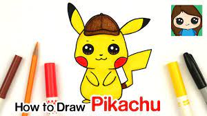 how to draw pokémon detective pikachu