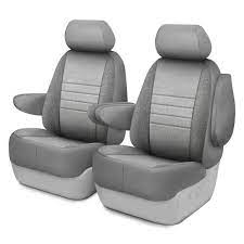 1st Row Dark Gray Light Gray Seat Covers