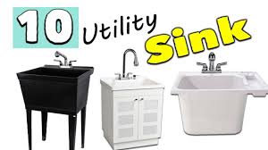 With its heavy duty sanitation sink basin, along with its included faucet, plumbing kit and limited lifetime guarantee, this laundry work center is the ideal. 19 Gallon Utility Sink Laundry Tub By Js Jackson Supplies With Adjustable Metal Legs No Faucet Included Heavy Duty Shop Sink White Or Garage Workshop Ideal For Laundry Room Basement Tools