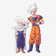 Goku is all that stands between humanity and villains from the darkest corners of space. Picture Of Goku And Gohan From Dragon Ball Z With An Son Goku Son Gohan Hd Png Download 477x750 2559684 Pngfind