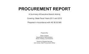 12 Biennial Procurement Report