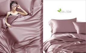 Dusty Rose Silk Bed Linen High Quality