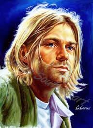 Kurt cobain portrait, painting on canvas general information: Kurt Cobain Nirvana Painting Portrait Canvas Print For Sale Poster Art