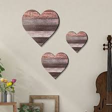 Wall Decor Heart Shaped Wooden Sign