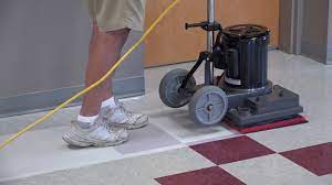 square strip dry floor stripping