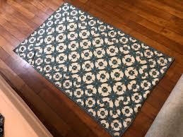 patterned carpet mat