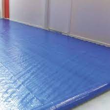 blue polypropylene floor protector
