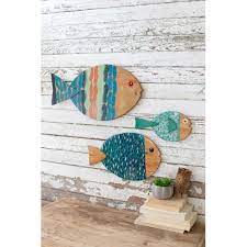 Wooden Fish Fish Wall Decor
