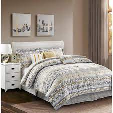Yellow Gray Comforter Clearance 55