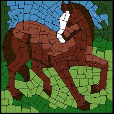 Free Mosaic Pattern Horse