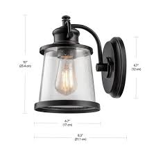 globe electric 10 in outdoor wall
