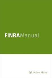Finra Manual Wolters Kluwer Legal Regulatory
