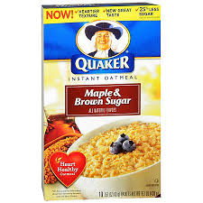 quaker oats instant oatmeal maple