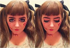 scary doll makeup