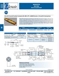 M39029 59 366 Circular Mil Spec Contacts Datasheets Mouser
