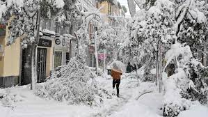 It was not clear what caused the blast. Madrid Is Buried Under Heaviest Snowfall In 50 Years The New York Times