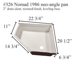 326 Nomad Rv Fiberglass Shower Pan