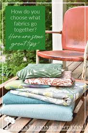 Mixing Fabrics In Your Outdoor Decor