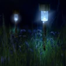 Set Of Solar Lights With Stake