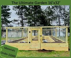 Raised Garden Bed With Deer Fence Plans