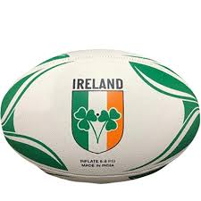 country ireland rugby ball white