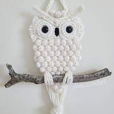 Owl Wall Hanging Pattern By Kayla Shea