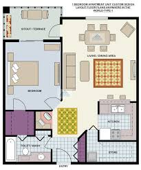 1 bedroom apartment unit custom design