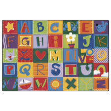 carpets for kids kidsoft toddler alphabet blocks clroom rug 4 x 6 rectangle