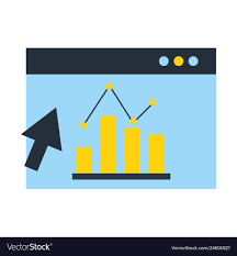 Website Report Statistics Chart Growth Click