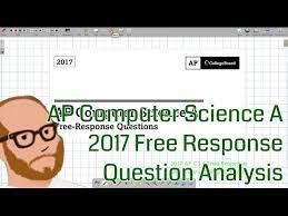 ap computer science a 2017 free