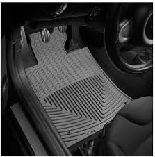 1st row gray floor mats