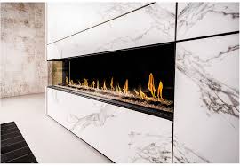 Flare Left Corner Modern Fireplace