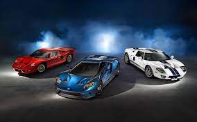 wallpaper ford gt muscle car