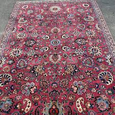 hand knotted persian rug mashad