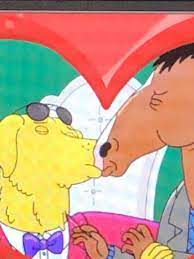 Mr. Peanutbutter seemed to really enjoy that kiss. : r/BoJackHorseman