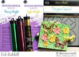 Celebrate Spring Mini Album With Mixed Media Sheets And Deco Foil